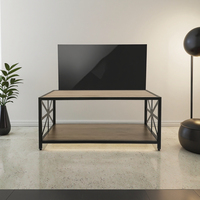 Venta Directa de Fábrica de Soporte para TV y Mesa Auxiliar Más Vendidos para Sala de Estar Moderna
