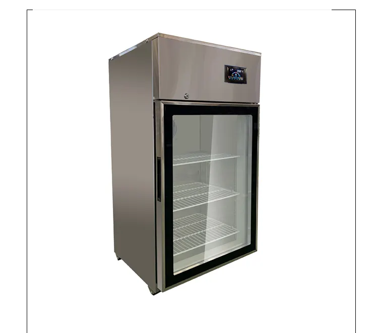 Commercial yogurt machine with air-cooled stainless steel thickened foaming layer copper tube