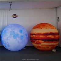 Ballon gonflable produisant l'image de la planète, 1 pièce, ballons gonflables, pour fête musicale ou discothèque