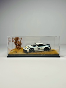 Caja de Almacenamiento para Modelos a Escala 1/64, MiniGT, <span class=keywords><strong>Hot</strong></span> <span class=keywords><strong>Wheels</strong></span>, Micro Dioramas, Base Antipolvo, Vitrina para Exhibición de Autos a Escala, 120x58x45mm - Product Image 5