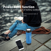 ZEALOT S1 Speaker nirkabel portabel, Speaker BT 5.0 lampu LED kartu TF 3600 MAh luar ruangan anti air mendukung AUX komunikasi