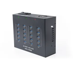 원래 학년 Mountable 20 포트 USB 2.0 허브 3 그램 4 그램 모뎀/동글/USB 스틱 라즈베리 파이 4 3d 프린터 광산