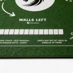Tapis de Mahjong Américain de Luxe Imperméable en Caoutchouc Naturel, 80 cm Carré, Motif Dragon Vert, Pliable, Portable, Personnalisé pour 4 Joueurs, <span class=keywords><strong>Poker</strong></span> - Product Image 2