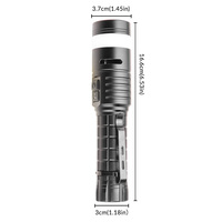 Lampes de poche rechargeables 30W LED étanches Zoomable High Lumen Super Bright Light Long Distance Camping Bushcraft Outdoor