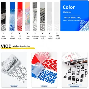 Tùy chỉnh PVC VOID an Ninh Nhãn Làm xáo trộn hiển nhiên Chống giả mạo con dấu với Acrylic dính cho hậu cần và giá trị cao hàng hóa - Product Image 4