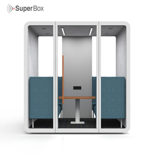 Oficina Compartida Tipo Cápsula, Casa Modular Acústica, Mini Casa, Cabina Interior, Espacio de Trabajo, Cabina de Trabajo - Product Image 3