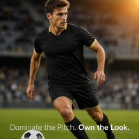 Uniformes de Fútbol Personalizados al por Mayor, Camisetas de Manga Corta para Hombre, 100% Poliéster, Cuello en V, Diseño Retro con Bloques de Color en Degradado