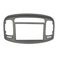 Bingkai Radio untuk HYUNDAI ACCENT 2009-2012 Kit potong pemasangan dasbor 2 Din ganda navigasi GPS Fascia Stereo Player Panel Bezel