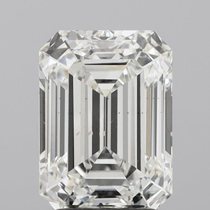 Diamant blanc de laboratoire de qualité supérieure, taille émeraude, 2,99 carats, à éclat brillant, pour la fabrication de bijoux de luxe - Product Image 2