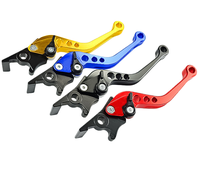 Leviers de frein de vélo de montagne colorés personnalisés, leviers de frein en alliage d'aluminium pour moto, poignée de frein pour vélos électriques, levier de frein à main