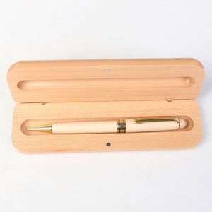 Personalized Custom Modern Portable Wooden Pen Box <b>Set</b> Engraved Name Fountain Ballpoint Pen Graduation Thank You Gift for - Product Image 5