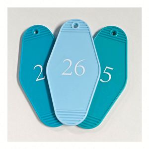 Design Custom Logo <b>Keychain</b> Classic Vintage Hotel and Motel Sign Acrylic Plastic with Zinc Alloy Metal for Numbers <b>Anime</b> Style - Product Image 1