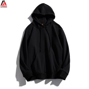 Pull à capuche de couleur pure pour hommes pour le printemps été coréen décontracté sans col haut de rue mode Ins Inspiration nouvel hiver - Product Image 2