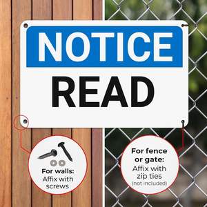 Cartello in Metallo 20x30cm 'Attenzione Pericolo di Piombo Non Entrare nell'Area di Lavoro Senza Autorizzazione' per Man Cave, Esposizione Interna o Esterna - Product Image 2