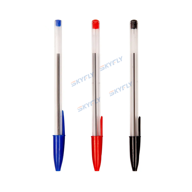 Pen Manufacturer Wholesale Simple Cheap Plastic Ballpoint Pen Promotional Stick Ballpen Back to School Pen