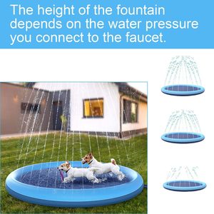 Garden Outdoor Portable Sprinkler Play <strong>Pool</strong> Water Play <strong>Dog</strong> Pad <strong>Paddling</strong> <strong>Pool</strong> - Product Image 5