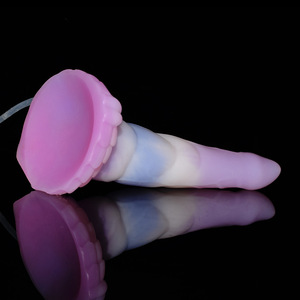Pene de silicona de color degradado más vendido en Europa para mujer, eyaculación con chorro de agua, enema, consoladores para masturbación de pene - Product Image 5