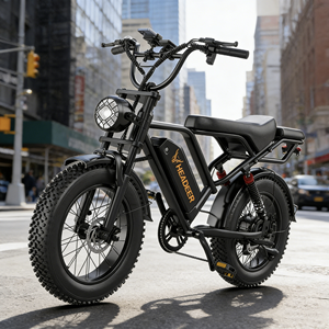 Bicicleta Eléctrica de Montaña EU Wholesale BK20 750W 50km/h Velocidad 48V20Ah Batería 20 Pulgadas Suspensión Completa Fat Ebike - Product Image 1