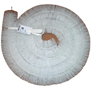 USA 4 Meter Long Telescopic <strong>Gutter</strong> Cleaning <strong>Brush</strong> Industrial/DIY White Polypropylene Bristles Eco-Friendly Stainless Steel Core - Product Image 1