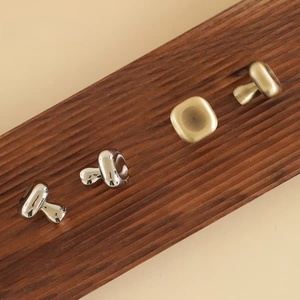 <strong>Vintage</strong>-style Zinc Alloy Electroplated Silver Minimalist Bow Shape <strong>Small</strong> Cabinet Door Handle French-style Wardrobe <strong>Drawer</strong> - Product Image 4