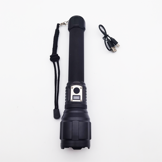 Outdoor 10000 Lumens Self Defense Usb26650 Rechargeable Battery Led Flashlight XHP360 Zoomable 5 Modes LED Tactical Flashlight