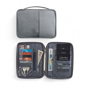 Cartera de Viaje Personalizada, Funda para Pasaporte, Porta Documentos, Porta Tarjetas, Organizador de Billetes, Porta Tarjetas de Crédito, Porta Pasaportes - Product Image 1