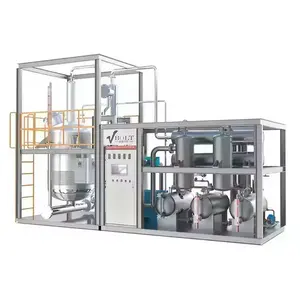 Euro standard waste engine hydraulic oil recycling to diesel distillation machine