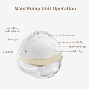Anly hôn Wearable điện máy bơm vú tay miễn phí xách tay không dây cho con bú bơm OEM bơm vú bán buôn - Product Image 2