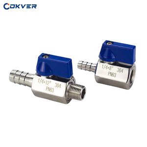 <strong>Mini</strong> SS304 Female Male Threaded End Manual 1/4" 1/8" Stainless Steel <strong>Ball</strong> <strong>Valve</strong> - Product Image 1