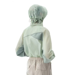 Cool <b>Cycling</b> Sun Hoodie for Women Breathable Anti-UV Jacket with UPF50 Dingin Bahan Jas Anti Matahari Baju Pelindung Matahari - Product Image 4