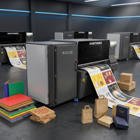 Printer Sunthinks SE528 Resolusi Tinggi Single Pass untuk Pencetakan Karton Bergelombang dan Kemasan untuk Pencetakan Karton Industri