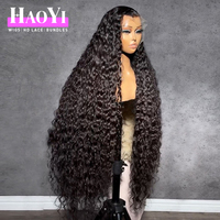 Perruques frontales HD sans colle en gros, 100 % cheveux humains Remy birmans, longs bouclés, avec baby hair et base en dentelle transparente