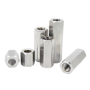 น็อตหกเหลี่ยม Xinyixiang แบบขยาย M4-M24 สแตนเลส 304 น็อตเชื่อมต่อเกลียวเมตริก - Product Image 1