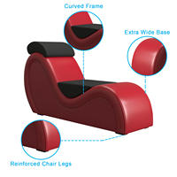 Canapé de détente Louis Donna, chaise de yoga, chaise en forme de S