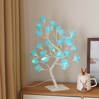 Lampe LED en silicone en forme de rose, lumière d'ambiance créative pour la nuit, décoration intérieure pour les fêtes