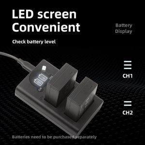 Cargador de Batería DMW-BLC12 DMW-BLC12E BLC12GK BLC12PP para <span class=keywords><strong>Panasonic</strong></span> Lumix DMC-FZ1000 FZ2000 DMC-G5 G6 <span class=keywords><strong>G7</strong></span> GX8 G85 GH2 - Product Image 5