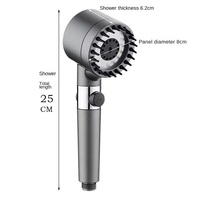 Support de douche à main multifonctionnel à jet pressurisé Accessoire de robinet de salle de bain pour systèmes pressurisés modernes