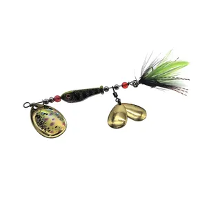 Mycena 12G Spinner Bait Esca da <span class=keywords><strong>Pesca</strong></span> Multi-Lama Jig Dancer Buzzbait Wobbler Chatterbait per <span class=keywords><strong>Pesca</strong></span> al Bass e al Luccio <span class=keywords><strong>Pesca</strong></span> di <span class=keywords><strong>Fondo</strong></span> in Metallo - Product Image 3