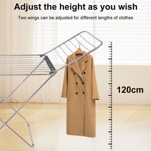 Porte-<span class=keywords><strong>linge</strong></span> extérieur intérieur de <span class=keywords><strong>sortie</strong></span> d'usine sèche-<span class=keywords><strong>linge</strong></span> pliable sèche-<span class=keywords><strong>linge</strong></span> pliable portable pour balcon - Product Image 2