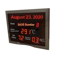 Thermomètre de sonde pour aquarium, affichage numérique en acier inoxydable avec surveillance de la température en temps réel