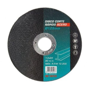 Disco - disco da taglio per acciaio e acciaio inossidabile, diametro 125 mm, spessore 1,0 mm, ideale per tagli precisi e duraturi. - Product Image 1