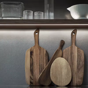 Модульные кухонные шкафы с синей глянцевой отделкой и выдвижными ящиками - Product Image 5