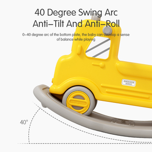 SUPLAYER Anpassbare OEM Kostenlose Muster Neues Produkt Kindergarten Baby Tier Plastik Roller Indoor Kinder Schaukel pferd Reit spielzeug - Product Image 2