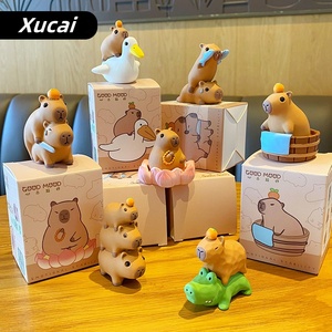 Décorations de bureau de meubles de <span class=keywords><strong>console</strong></span> centrale de voiture tendance créative ornements originaux en résine de dauphin d'aquarium Capybara - Product Image 1