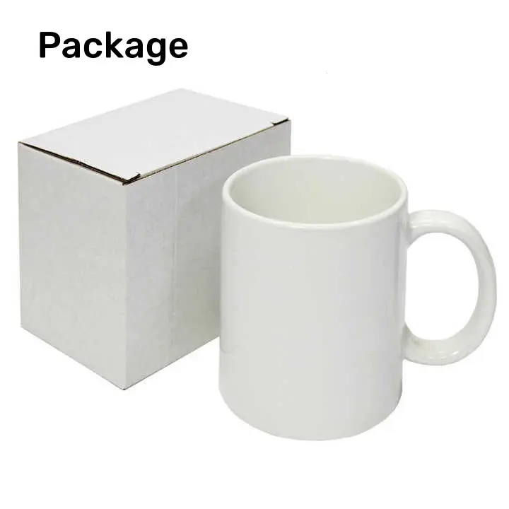 Top Quality Custom Colored Blank Mug Printed Sublimation Coated Ceramic Mug 11oz