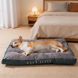 Pet <b>Bed</b> Luxury Velvet Plush Eco-Friendly Rectangle Autumn/Winter Universal Large Dog & Cat Removable Washable Sleeping <b>Pad</b> - Product Image 3
