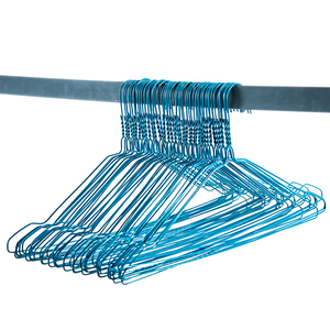Pacco 600 negozio di lavaggio a secco panno per bucato usa e getta <span class=keywords><strong>appendiabiti</strong></span> in filo di seta - Product Image 6