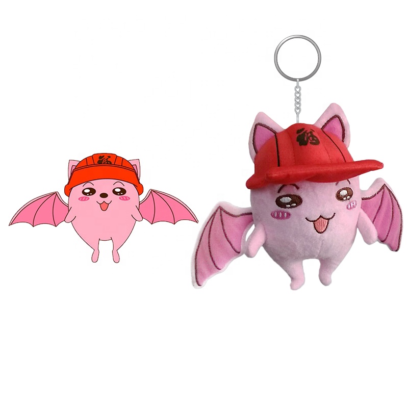 Portachiavi in peluche personalizzato