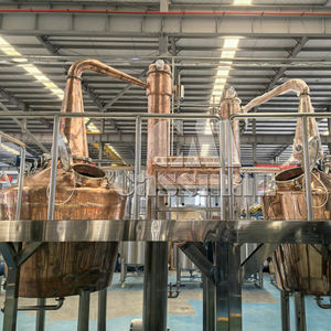 Machine de distillation de <span class=keywords><strong>vodka</strong></span> 500L colonne de récupération de cuivre alambique brandy whisky distillateur - Product Image 1