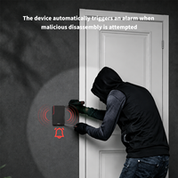 Lecteur de cartes RFID givré mat entièrement encastré, étanche IP65, avec alarme anti-effraction, 125 kHz HID, 13,56 MHz Wiegand, pour contrôle d'accès aux portes